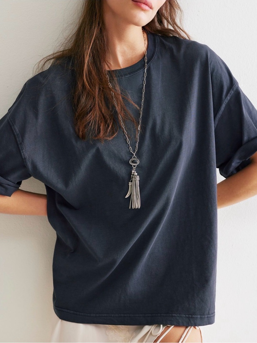 We The Free Perfect Oversized Tee in Black